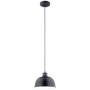 Kichler 52152BK One Light Pendant, Black