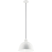 Kichler 52153WH One Light Pendant, White