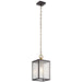 Kichler 59008WZC Lahden One Light Outdoor Pendant/Semi Flush Mount, Weathered Zinc Main Image.jpg