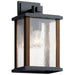 Kichler 59017BK Marimount One Light Outdoor Wall Mount, Black Main Image.jpg