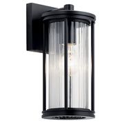 Kichler 59022BK One Light Outdoor Wall Mount, Black