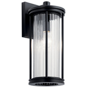 Kichler 59023BK One Light Outdoor Wall Mount, Black