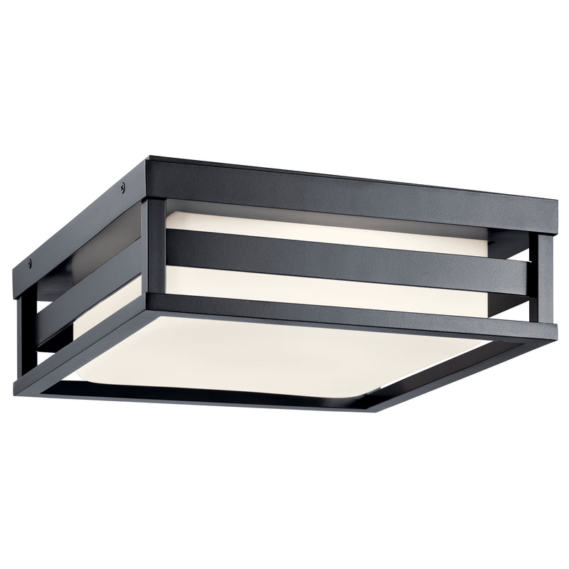 Kichler 59037BKLED LED Outdoor Ceiling Mount, Black