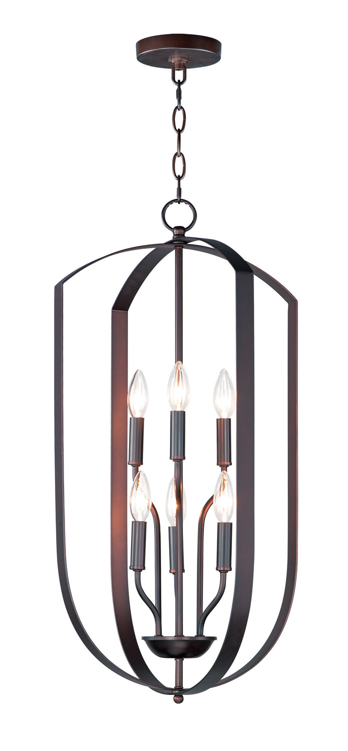 Maxim 10039OI Provident Six Light Chandelier, Oil Rubbed Bronze Main Image.jpg