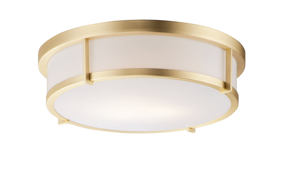 Maxim 10270WTSBR Rogue E26 Three Light Flush Mount, Satin Brass Main Image.jpg