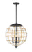 Maxim 11546BKBUB Heirloom Three Light Pendant, Black / Burnished Brass Main Image.jpg