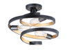 Maxim 12230BKGLD Twister Three Light Semi-Flush Mount, Black / Gold Main Image.jpg