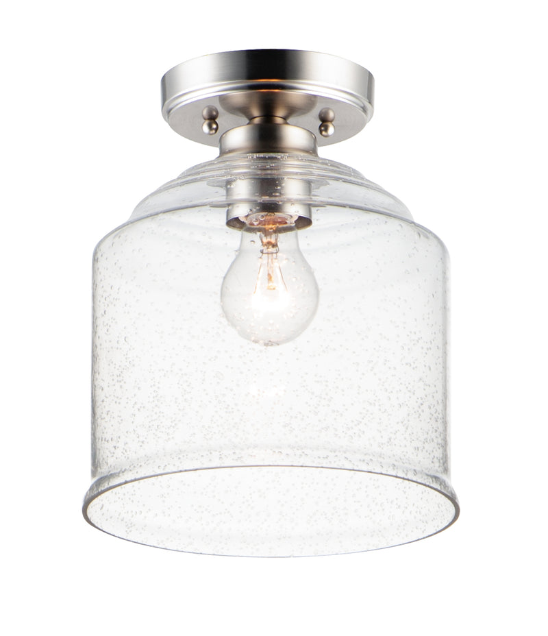 Maxim 12270CDSN Acadia One Light Semi-Flush Mount, Satin Nickel Main Image.jpg
