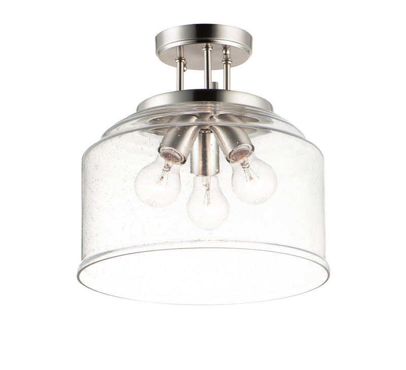 Maxim 12271CDSN Acadia Three Light Semi-Flush Mount, Satin Nickel Main Image.jpg