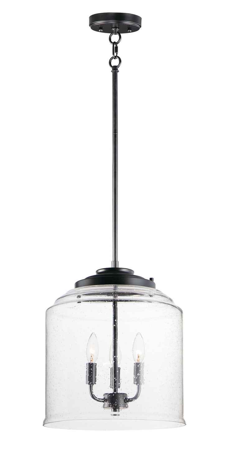 Maxim 12273CDBK Acadia Three Light Pendant, Black Main Image.jpg