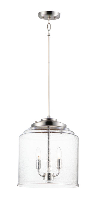 Maxim 12273CDSN Acadia Three Light Pendant, Satin Nickel Main Image.jpg