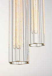 Maxim 16123CLBKAB Flambeau Three Light Chandelier, Black / Antique Brass Alternate Image.jpg