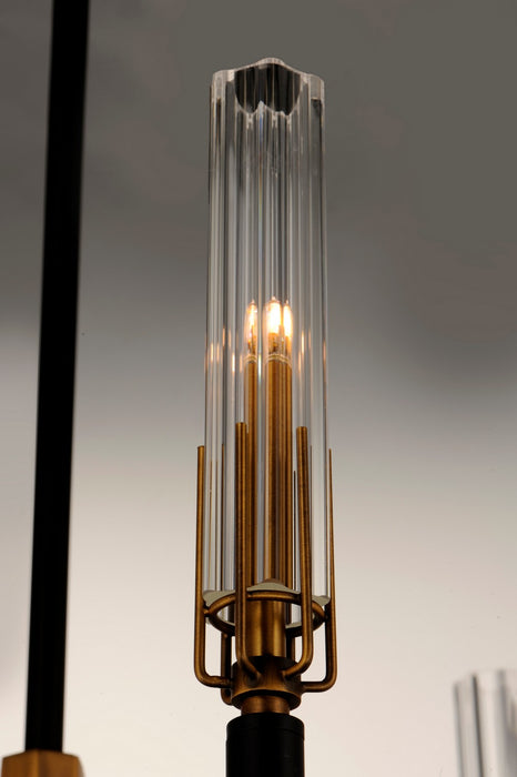 Maxim 16125CLBKAB Flambeau LED Chandelier, Black / Antique Brass Alternate Image 2.jpg