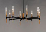 Maxim 16128CLBKAB Flambeau LED Chandelier, Black / Antique Brass Alternate Image 2.jpg