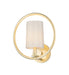 Maxim 25291OFNAB Meridian One Light Semi-Flush Mount, Natural Aged Brass Main Image.jpg