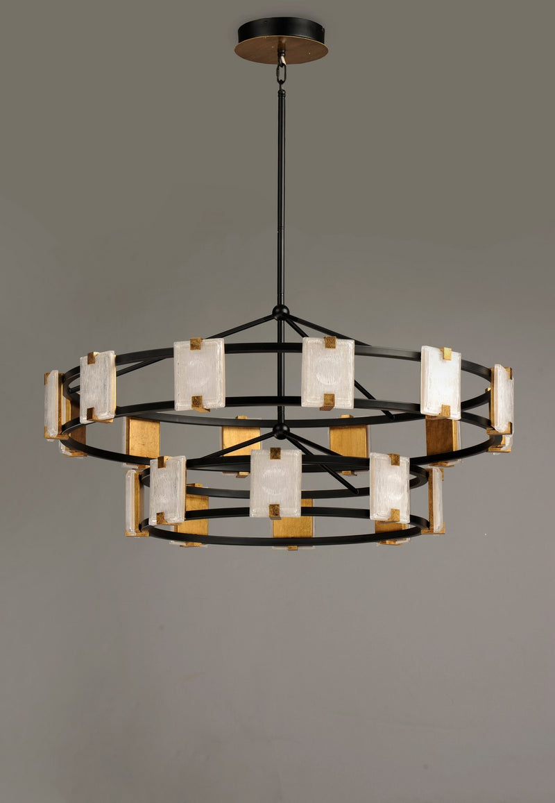 Maxim 39538CYBKGL Radiant LED Chandelier, Black / Gold Leaf Alternate Image 2.jpg