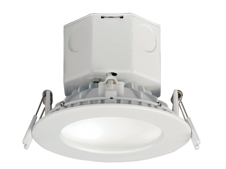 Maxim 57792WTWT Cove LED Recessed Downlight, White Main Image.jpg