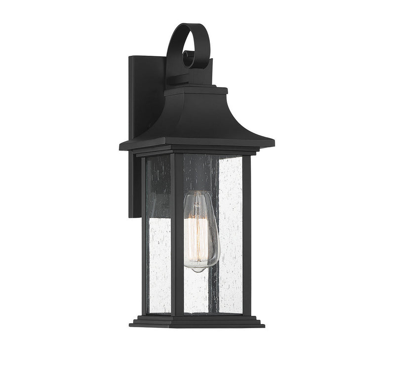 Savoy House 5-450-BK One Light Wall Sconce, Matte Black