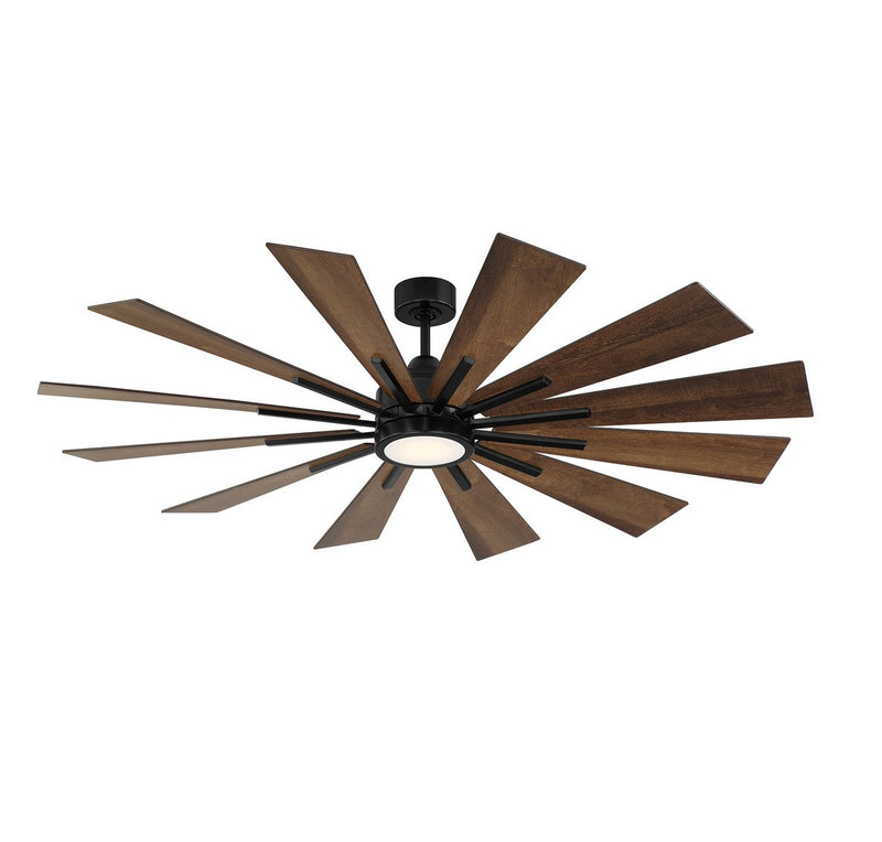 Shoppers Lighting SH2024MBK Schoolhouse 60" Ceiling Fan, Matte Black Main Image.jpg