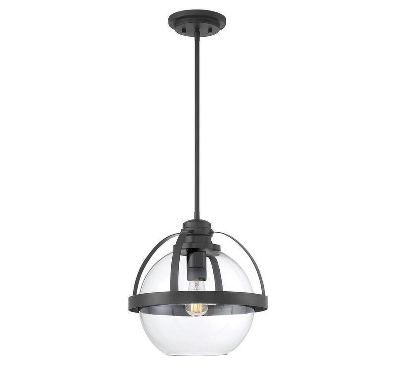 Savoy House 7-7201-1-89 One Light Pendant, Matte Black