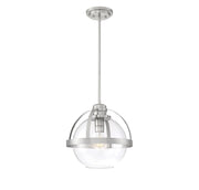 Savoy House 7-7201-1-SN One Light Pendant, Satin Nickel