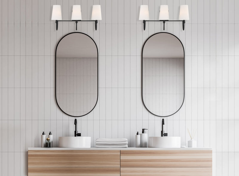 Savoy House 8-2542-3-89 Three Light Bath Bar, Matte Black (6)