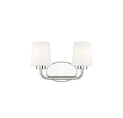 Savoy House 8-4090-2-109 Two Light Bath Bar, Polished Nickel