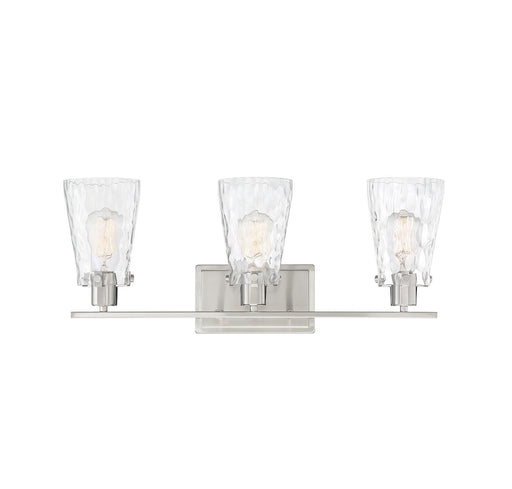 Savoy House 8-4508-3-SN Three Light Bath Bar, Satin Nickel