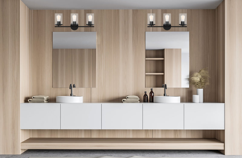 Savoy House 8-8020-4-BK Four Light Bath Bar, Matte Black (6)