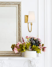 Savoy House 9-2542-1-322 One Light Wall Sconce, Warm Brass (6)