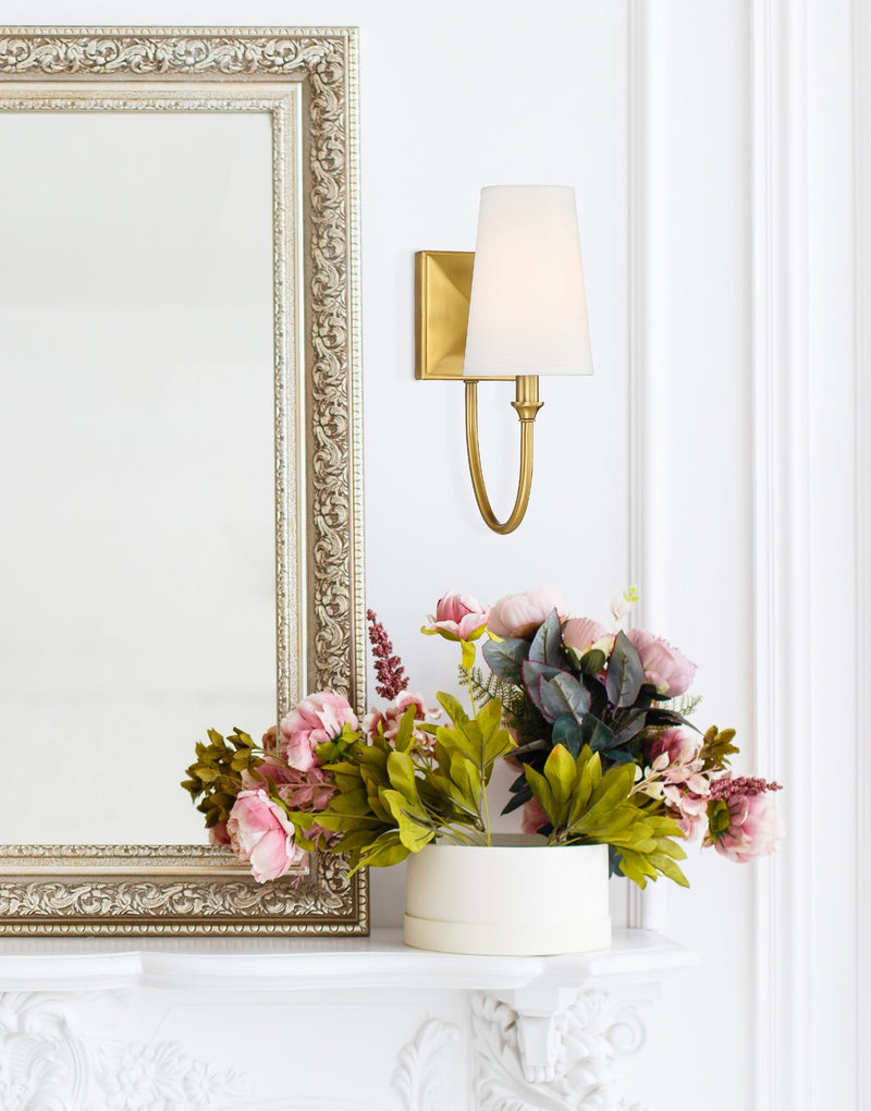 Savoy House 9-2542-1-322 One Light Wall Sconce, Warm Brass (6)