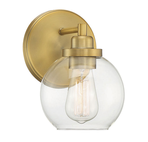 Savoy House 9-4050-1-322 One Light Bath, Warm Brass