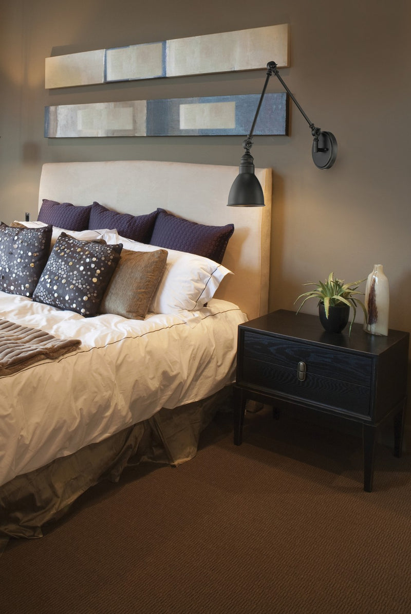 Savoy House 9-960-1-89 One Light Wall Sconce, Matte Black (6)