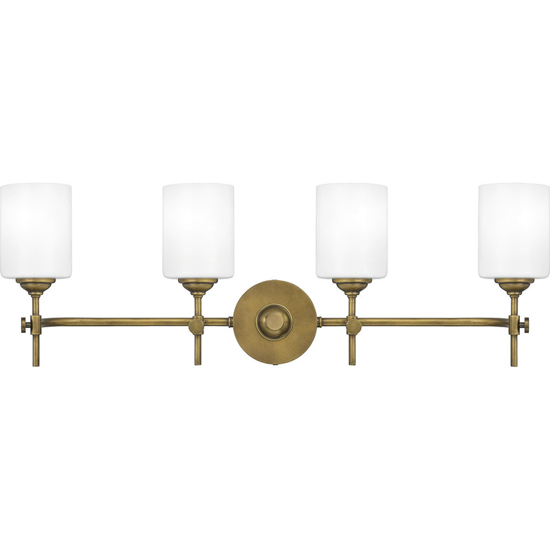 Quoizel ARI8631WS Aria Four Light Bath, Weathered Brass Main Image.jpg