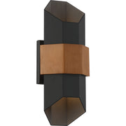 Quoizel CHS8307MBK Chasm LED Outdoor Lantern, Matte Black Main Image.jpg