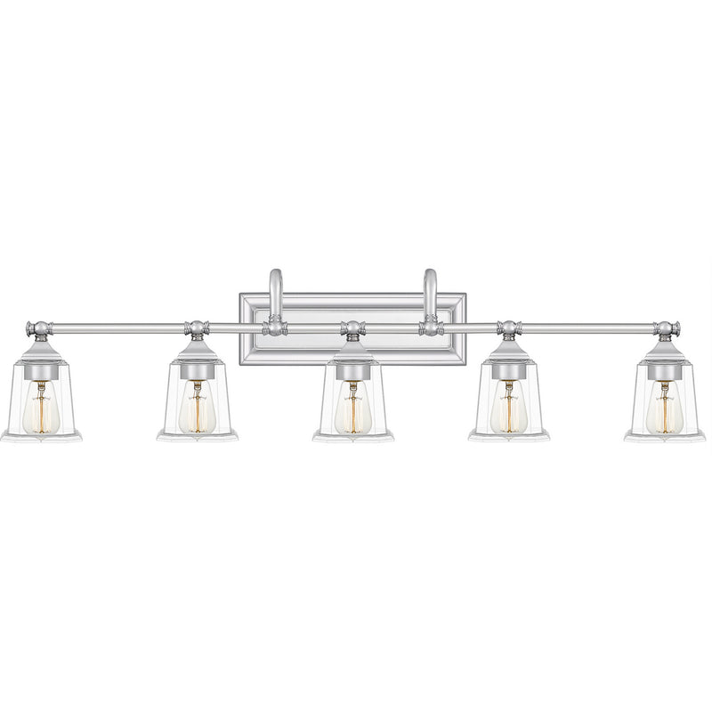 Quoizel NLC8605C Nicholas Five Light Bath Fixture, Polished Chrome Main Image.jpg