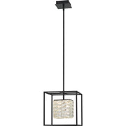 Quoizel PCDZ2812MBK Dazzle LED Pendant, Matte Black Main Image.jpg