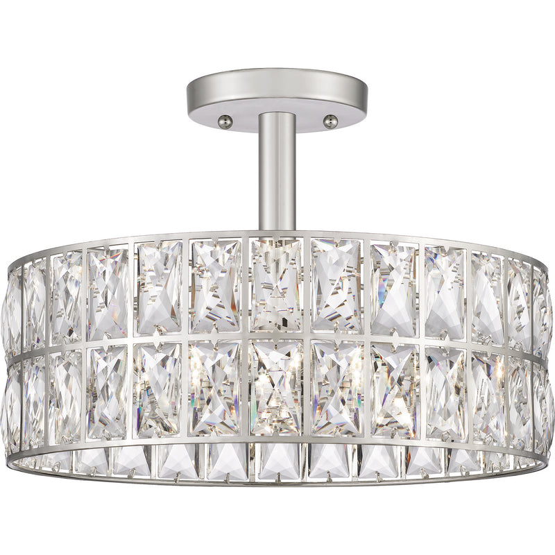 Quoizel QF4046PK Coffman Three Light Semi Flush Mount, Polished Nickel Main Image.jpg