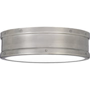 Quoizel QF5224AP Ahoy LED Flush Mount, Antique Polished Nickel Main Image.jpg