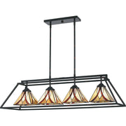 Quoizel TFAS442VA Asheville Four Light Island Chandelier, Valiant Bronze Main Image.jpg