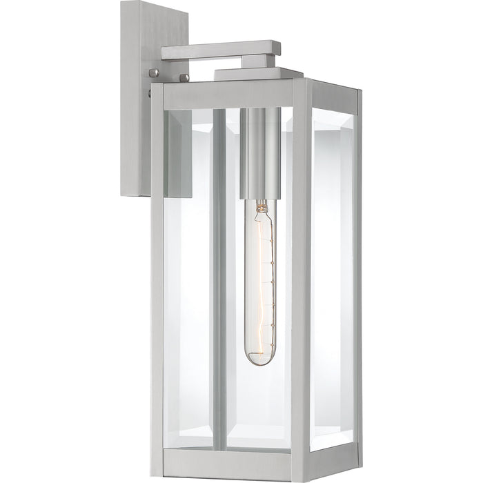 Quoizel WVR8406SS Westover One Light Outdoor Lantern, Stainless Steel Main Image.jpg