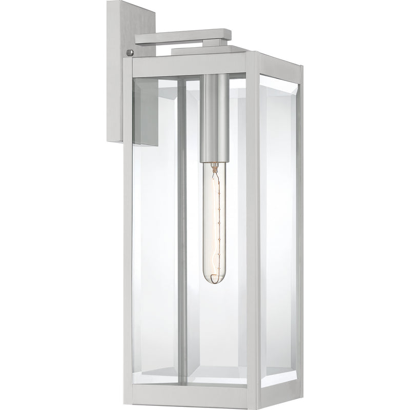 Quoizel WVR8407SS Westover One Light Outdoor Lantern, Stainless Steel Main Image.jpg