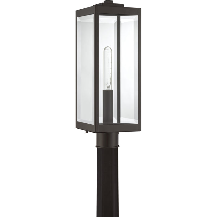 Quoizel WVR9007WT Westover One Light Outdoor Lantern, Western Bronze Main Image.jpg