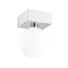 Mitzi H385501-PN Aspyn One Light Flush Mount, Polished Nickel Main Image.jpg