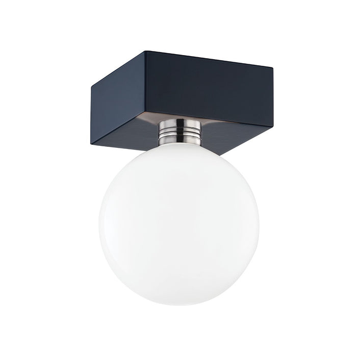 Mitzi H385501-NVY Aspyn One Light Flush Mount, Navy Main Image.jpg