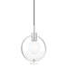 Mitzi H387701-PN Ringo One Light Pendant, Polished Nickel Main Image.jpg