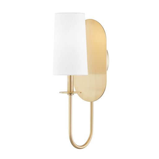 Mitzi H395101-AGB Lara One Light Wall Sconce, Aged Brass Main Image.jpg