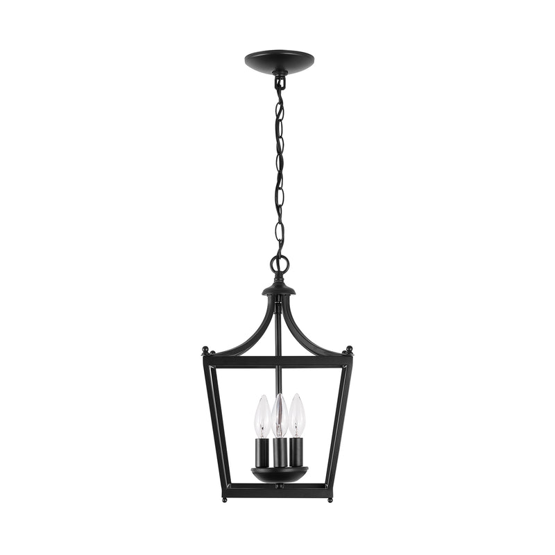 Capital Lighting 4036MB Stanton Three Light Foyer Pendant, Matte Black Main Image.jpg