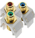 Legrand ACRGBRCAFW1 Adorne Component Video Rca To F Kit, White Main Image