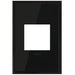 Legrand AWC1G2BLN4 Adorne Wall Plate, Black Main Image